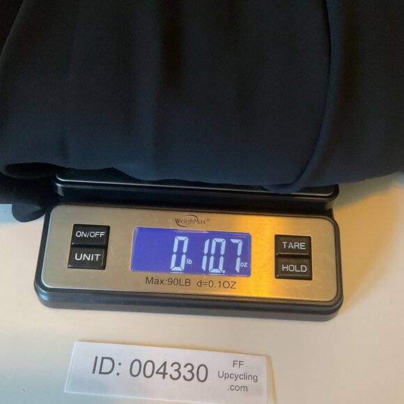 VTG Hampton Nites Sz 8 Black A-Line Flowy Midi Skirt Pull-On Sheer Overlay*Read* - Picture 11 of 11